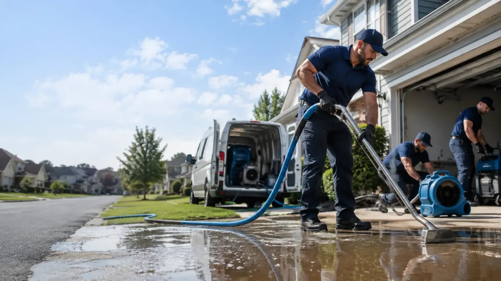 Flood Damage Restoration in House, NM